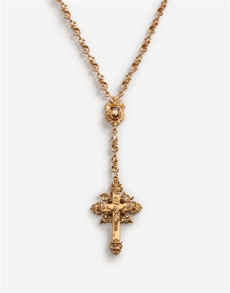 dolce & gabbana cross necklace|dolce and clemente's online store.